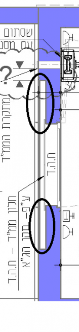 בידוד תרמי של פתח עבור חלון ממ"ד