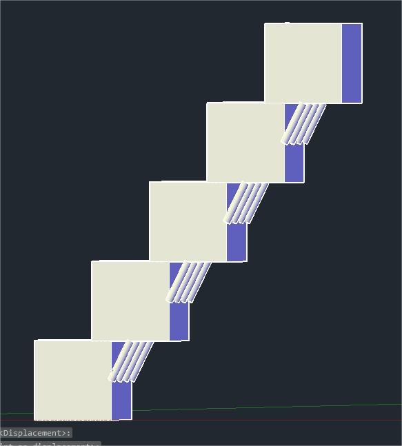 חיבור מוט דו פרקי לקורת פלדה