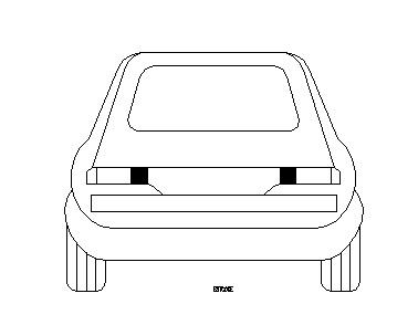 בלוק אוטוקאד - מכונית