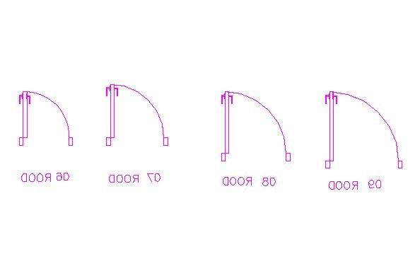 בלוקים של דלתות - דו ממד