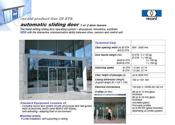 דלת הזזה אוטומטית