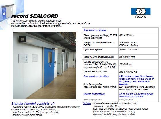 דלת אטומה למעבר אוויר