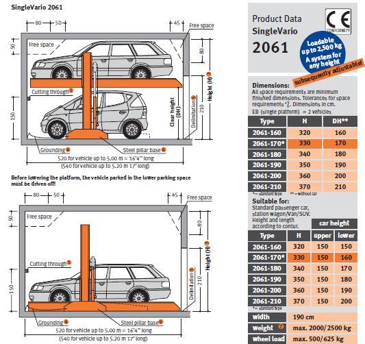 מתקן לחנייה זו מעל זו