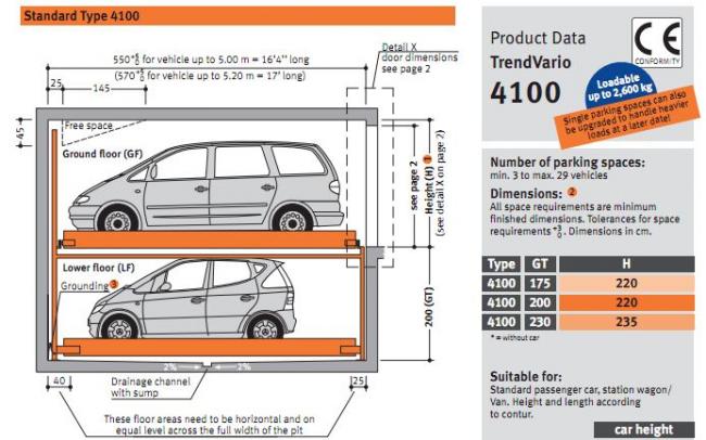 מתקן חנייה חצי אוטומטי
