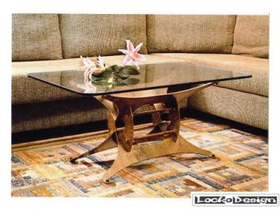 שולחן פנת ישיבה, שולחן סלון, מתכת