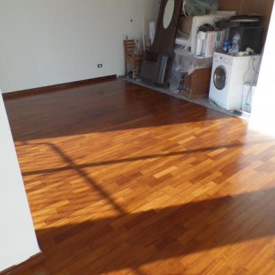 פרקט אקזוטי אחרי ליטוש פרקט ולכה