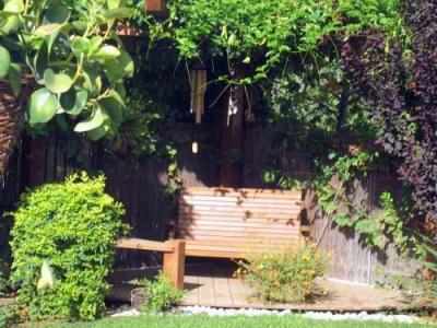 עיצוב גינות- סוכה בגינה