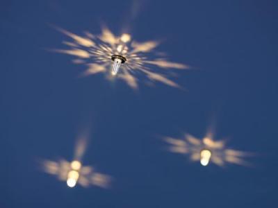 תאורת קריסטל לד עם סיבים אופטיים