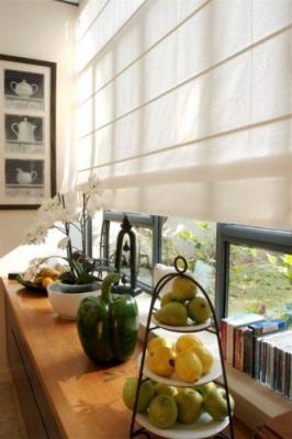 וילונות רומיים במראה טיבעי