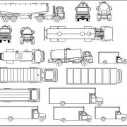 בלוקים של משאיות, מכלית וסמי טריילר