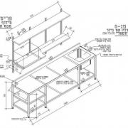 שרטוט אוטוקאד ליחידת נירוסטה למסעדה