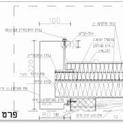 סגירת קצה גג קל בפח