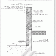 גדר אבן וקיר תומך מחופים בלוק סיליקט כפרי