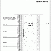 איטום קיר חוץ מחופה אבן בשיטה הרטובה