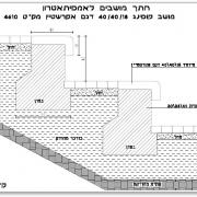 חתך מושבי אבן לאמפיתאטרון