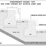 חתך מושבי אבן לאמפיתאטרון