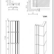 אלמנט טרומי לחיפוי דופן פתח