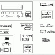 מכוניות, אוטובוס, תוכנית וחזיתות