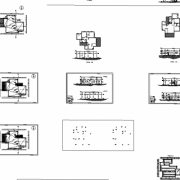 תוכנית מבנה קומה אחת - פרויקט לימודים