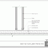 פרופיל ניתוק בחיבור קיר רצפת בטון מוחלק