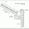 תעלת ניקוז מעבר לקצה גג רעפים