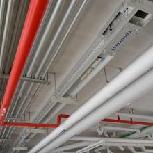 השחלת צנרת ספרינקלרים במבנה קיים (תמ״א 38)