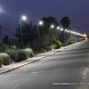 תאורת רחוב סולארית בכביש הכניסה של  מושב רנן 