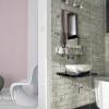 עיצוב חדר אמבטיה - אמבטיה עומדת, כיור תלוי