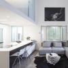 עיצוב דירת גלריה תל אביב BLV - סלון מלא