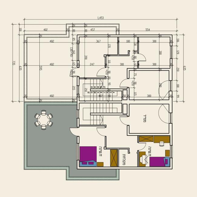חלופה 1 קומה א