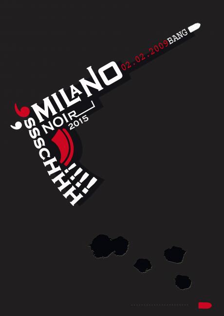 פוסטר לתחרות ספרות Milano Noir