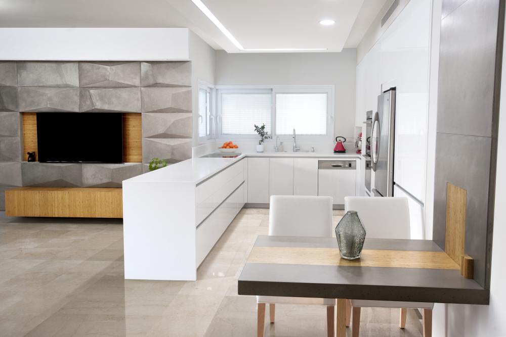 עיצוב חלל אירוח + מטבח