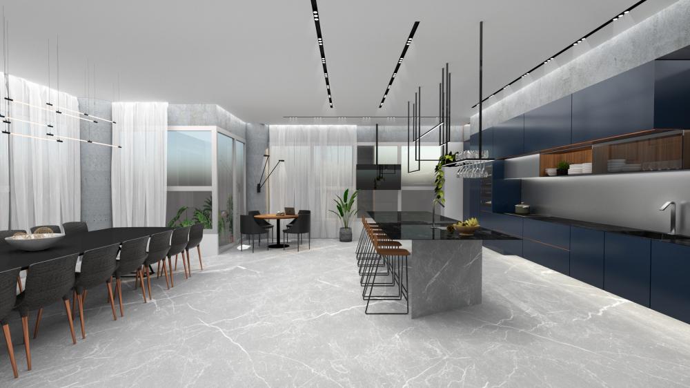 עיצוב מטבח דירת יוקרה