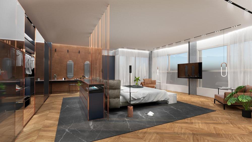 עיצוב יחידת הורים דירת מגורים