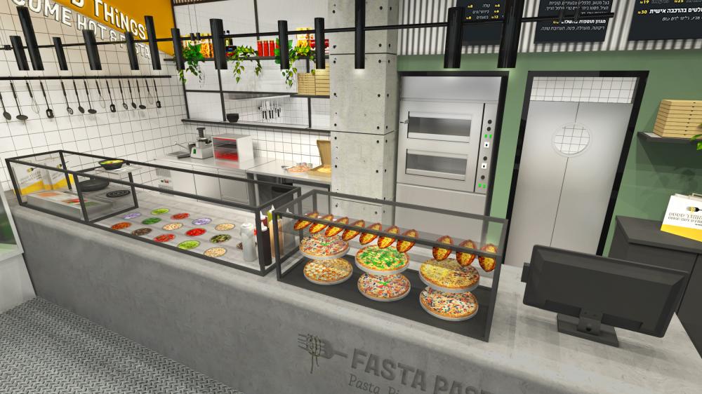 משטח עיטוש מברזל וזכוכית