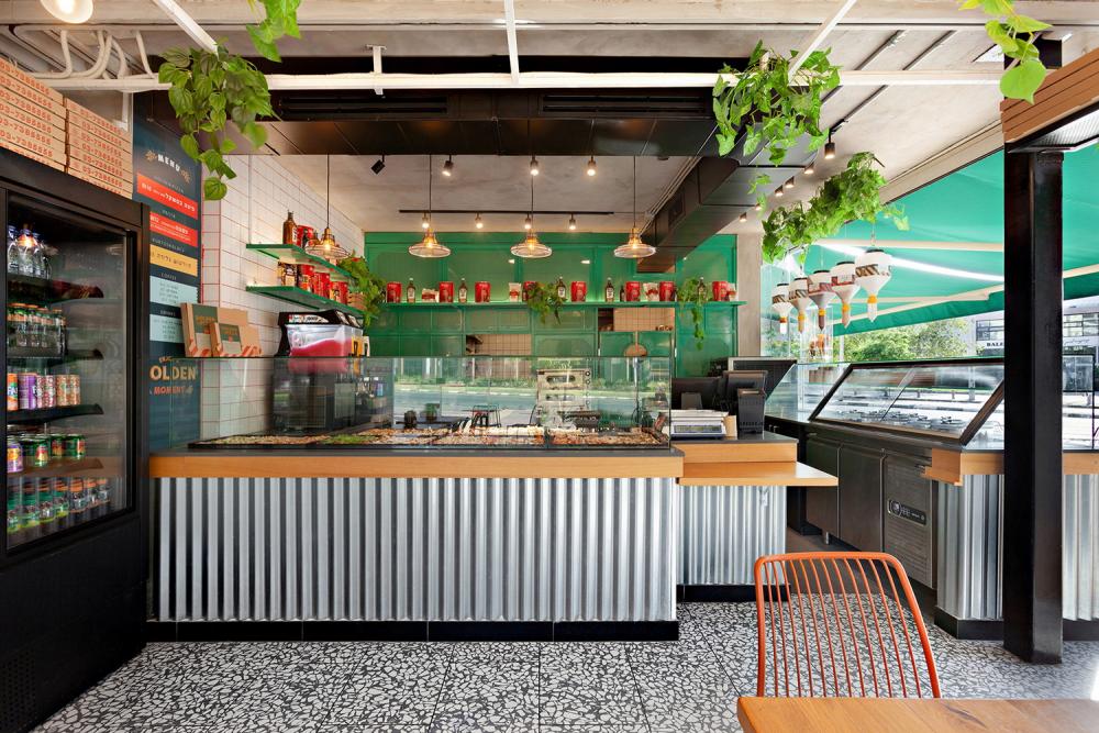 גולדן פיצה - עיצוב פיצרייה - דנה שקד