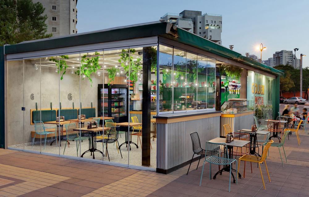 גולדן פיצה - עיצוב פיצרייה - דנה שקד