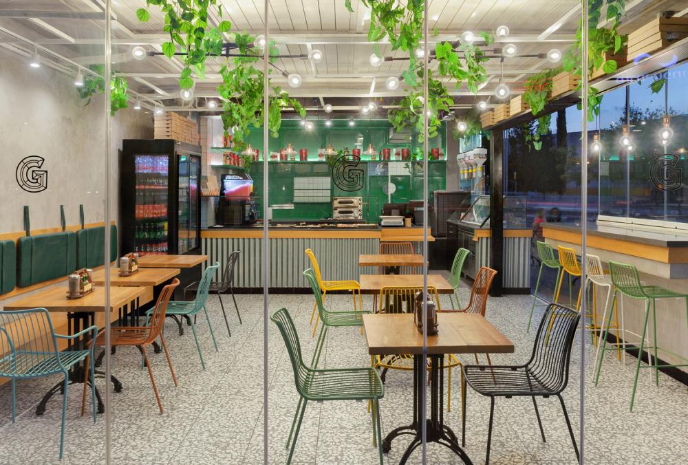 גולדן פיצה - עיצוב פיצרייה - דנה שקד