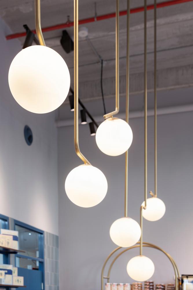 כדור תאורה עגול