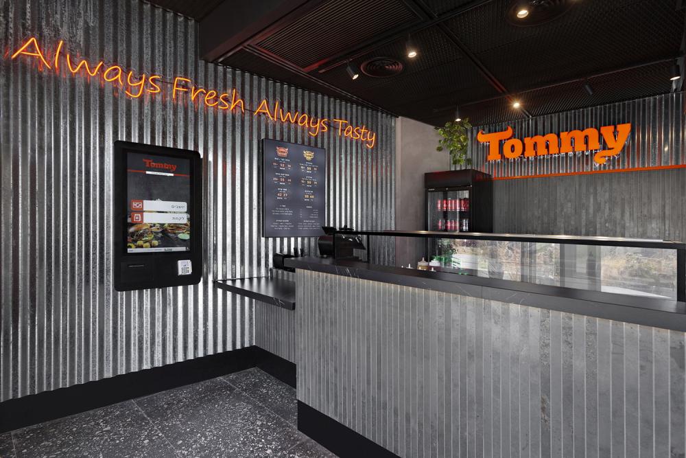 עיצוב מסעדת מזון מהיר