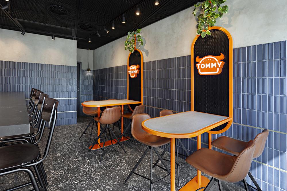 עיצוב מסעדת מזון מהיר