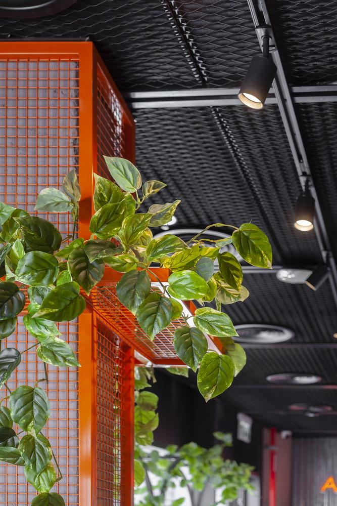 עיצוב פנים תעשייתי למסעדה