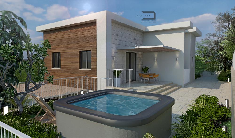 חזית מזרחית-גינה משנית במפלס עליון