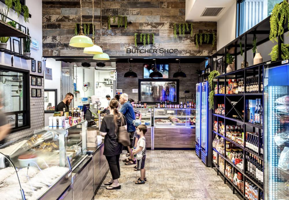 עיצוב חנות מזון- אחים דובקין