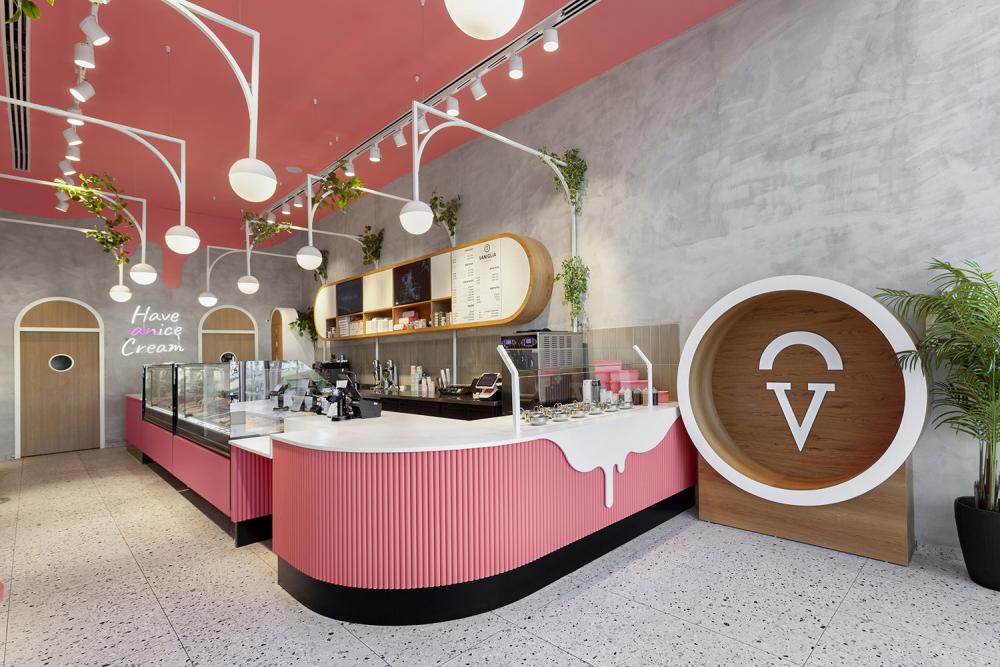 עיצוב גלידריה