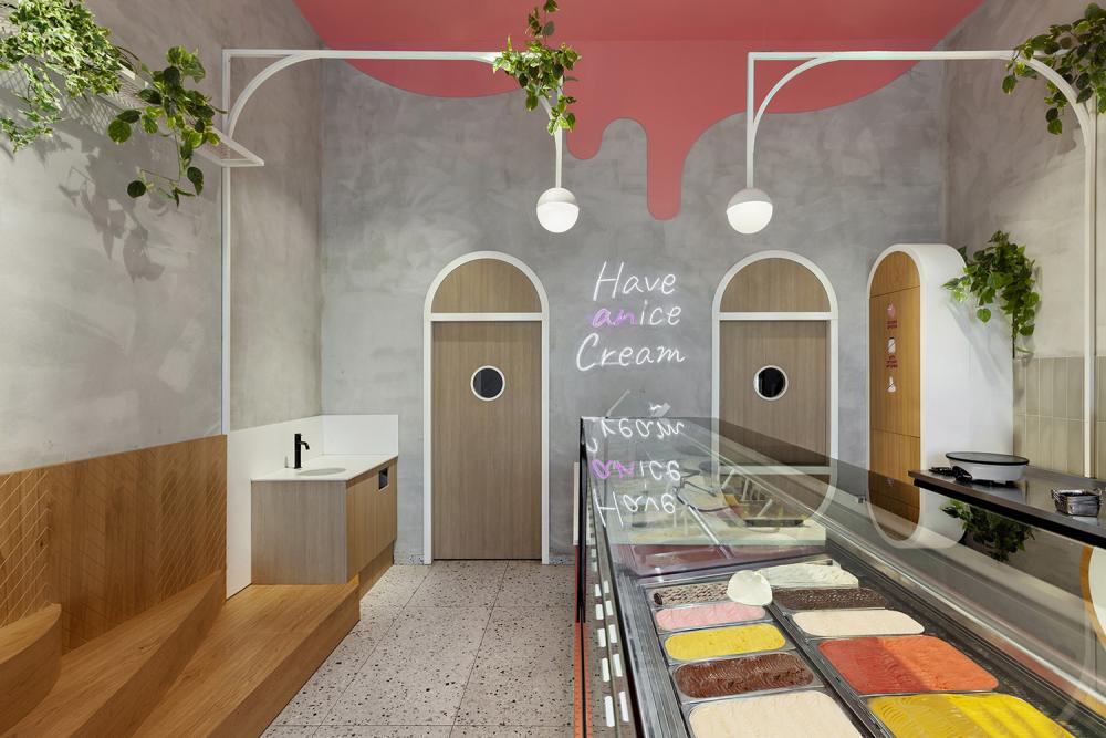 עיצוב גלידריה