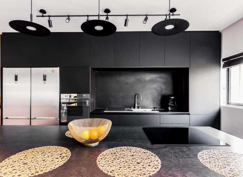 מטבח דירה לאחר שיפוץ