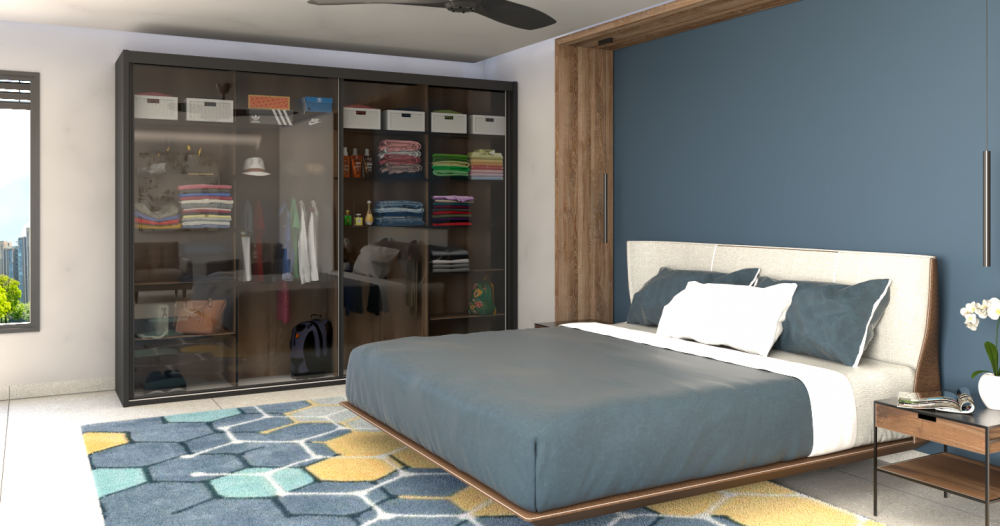 הדמיית ארון הזזה