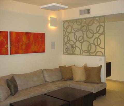 מבט מהסלון לכיוון הכניסה