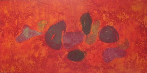 ציור אוירה - מפולת אבנים